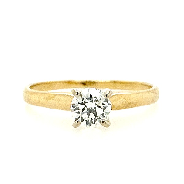 14k GSI Certified Solitaire Engagement Ring