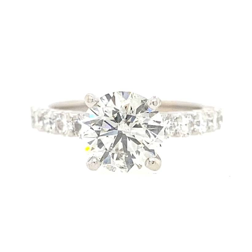 2.5 CTW Round Diamond Engagement Ring